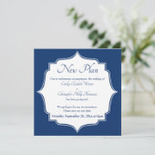 Invitation Annonce de mariage reporté à une nouvelle date en  (Debout devant)