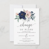 Invitation Annonce de mariage reporté - Annulation (Devant)