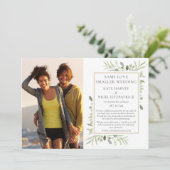 Invitation Annonce de micro-mariage réduit Same Love (Debout devant)