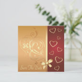 Invitation Annonce de mise en préavis de Golden Hearts (Debout devant)