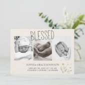 Invitation Annonce de naissance Bébé Amis de la Prairie Anima (Debout devant)