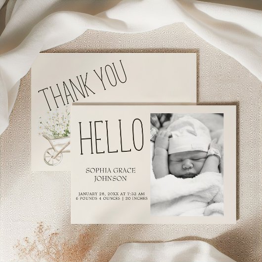 Invitation Annonce de naissance Bébé Amis des Animaux de la F