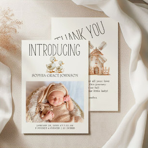 Invitation Annonce de naissance d'animaux de petite ferme