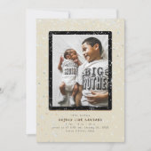 Invitation Annonce de naissance verticale | Baby Flurry (Devant)