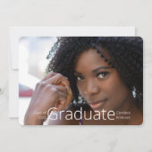 Invitation Annonce de photo complète de remise de diplôme min (Devant)