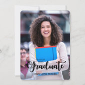 Invitation Annonce de photo de remise de diplômes personnalis (Devant)