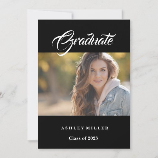 Invitation Annonce de remise de diplôme (Devant)