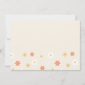 Invitation Annonce de remise de diplôme arc-en-ciel groovy (Dos)