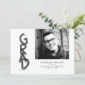 Invitation Annonce de remise de diplôme Cad Architect Graphic (Debout devant)