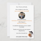 Invitation 🎓Annonce de remise de diplôme de Chibi Bloom (Dos)