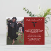 Invitation Annonce de remise de diplôme de l'école d'infirmiè (Debout devant)