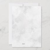 Invitation Annonce de remise de diplôme formelle classique  (Dos)