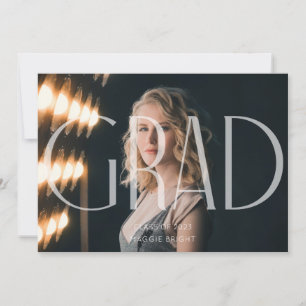 Invitation Annonce de remise de diplôme minimaliste moderne 2