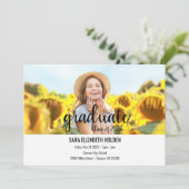 Invitation Annonce de remise de diplôme moderne (Debout devant)