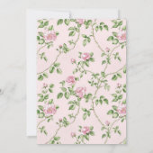 Invitation Annonce de remise de diplôme photo Coquette Cottag (Dos)