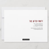 Invitation Annonce de remise de diplôme photo XL Grunge (Dos)