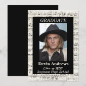 Invitation Annonce de remise de diplôme pour la spécialisatio (Devant / Derrière)