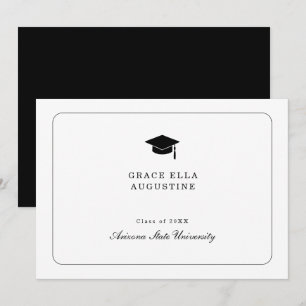 Invitation Annonce de remise de diplôme simple