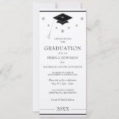 Invitation Annonce de remise de diplôme universitaire profess (Devant)