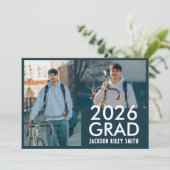 Invitation Annonce de remise de diplômes (Debout devant)