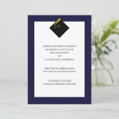 Invitation Annonce de remise de diplômes (Debout devant)