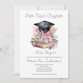 Invitation Annonce de remise de diplômes de Her Next Chapter  (Devant)