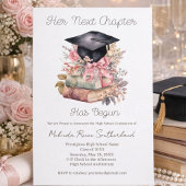 Invitation Annonce de remise de diplômes de Her Next Chapter 