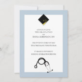 Invitation Annonce de remise de diplômes d'infirmière (Devant)