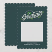 Invitation Annonce de remise de diplômes fantaisie (Devant / Derrière)