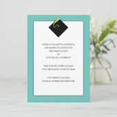 Invitation Annonce de remise de diplômes moderne (Debout devant)