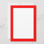 Invitation Annonce de remise de diplômes Rouge (Dos)