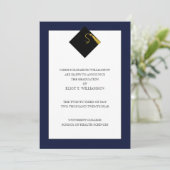 Invitation Annonce de remise de diplômes unique (Debout devant)