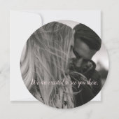 Invitation Annonce de report de date de mariage de nouveau jo (Dos)