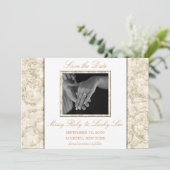 Invitation Annonce de réservation de date (Debout devant)