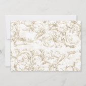 Invitation Annonce de réservation de date (Dos)