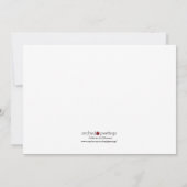 Invitation Annonce de réservation de date Double Cadre-plum (Dos)