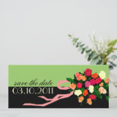 Invitation Annonce de sauvegarde de bouquet de mariée (Debout devant)