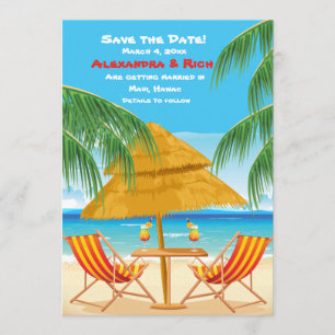 Invitation Annonce de sauvegarde de la date Paradis Trouvé