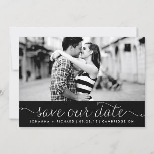 Invitation Annonce de sauvegarde de notre date de script déli
