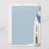 Invitation Annonce de Save the Date Something Blue (Dos)