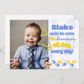 Invitation Annonce de sensibilisation au syndrome de Down (Devant / Derrière)