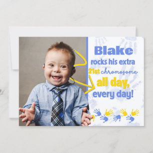 Invitation Annonce de sensibilisation au syndrome de Down