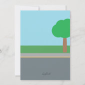 Invitation Annonce de vente de garage (Dos)