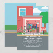 Invitation Annonce de vente de garage (Devant / Derrière)