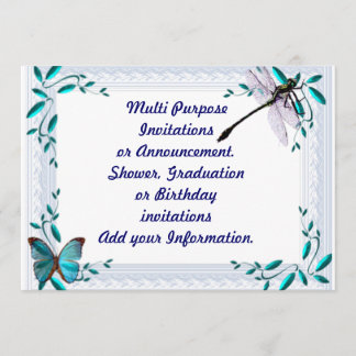 Invitation Annonce d'invitation à une fête multi-usage