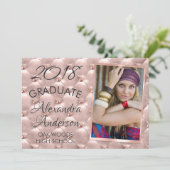 Invitation Annonce d'obtention du diplôme de Parties scintill (Debout devant)