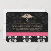 Invitation Annonce d'un diplôme de l'école vétérinaire vétéri (Dos)