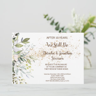 Invitation Annonce Mariage de plantes - Voeux de renouvelleme