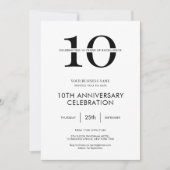 Invitation Annonce minimaliste d'entreprise moderne (Devant)