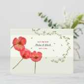 Invitation Annonce Moderne de Sauvegarde de Date (Debout devant)